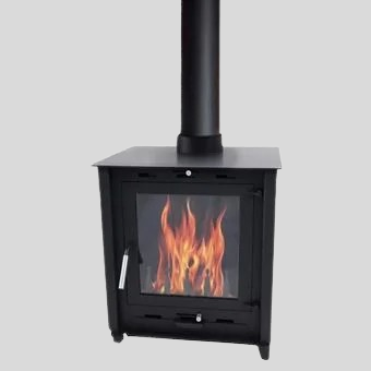 MonMobilierDesigSOLARIS Holzspeicherofen 8,8 – 12 kW – 45 cm Scheite – hoher Wirkungsgrad