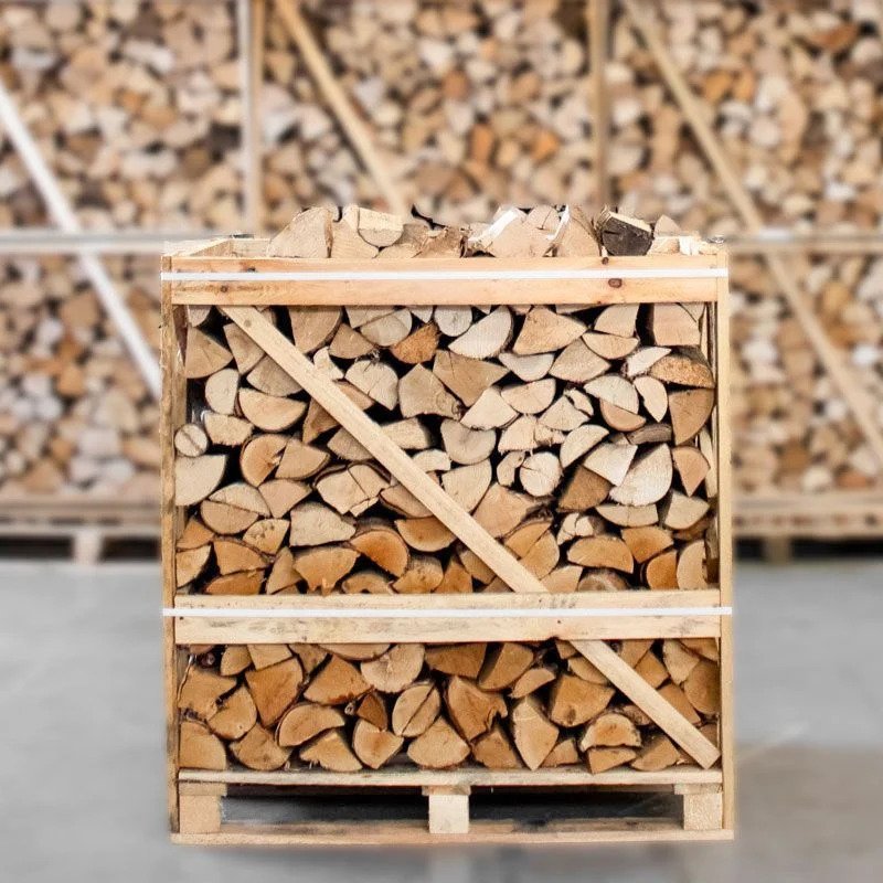 Eichenbrennholz halbe Palette 25 cm