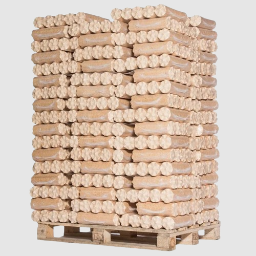 VERDICHTETES HOLZ – WEICHHOLZ – 960 KG PALETTE