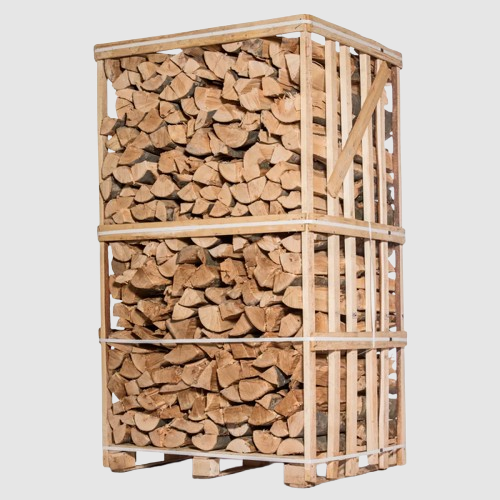 BRENNHOLZ – 45 CM – HARTHOLZMISCHUNG – 2 M3 PALETTEN – 2,6 STER