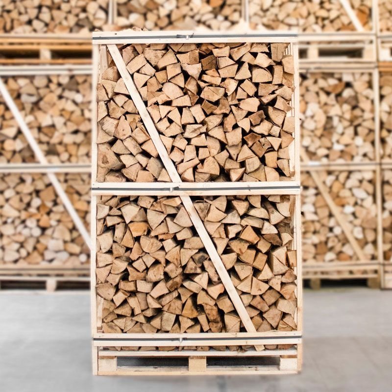 33 cm abgelagertes Eichenbrennholz