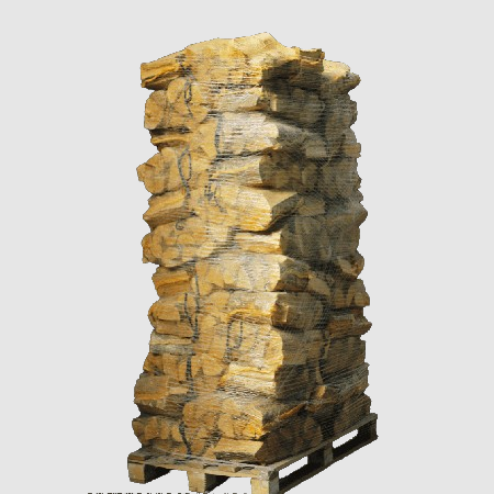 88 Säcke mit 20 Litern und 25 cm ofengetrocknetem Eichenbrennholz