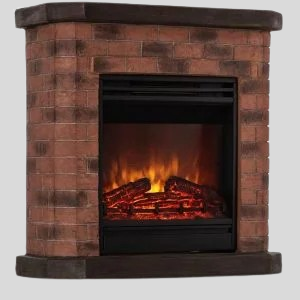 Klarstein Villach Dekorativer Elektrokamin mit Flammeneffekt und Fernbedienung